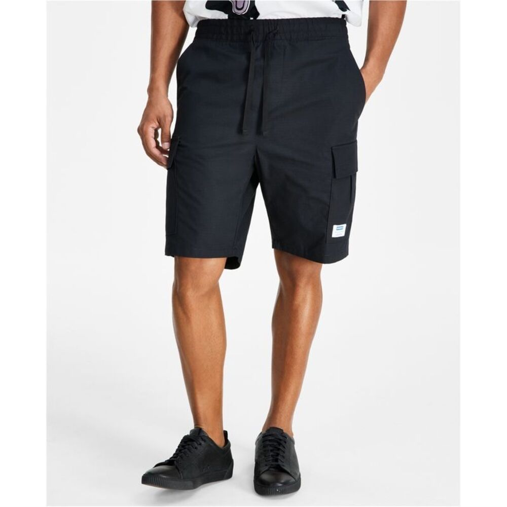 Hugo Boss Mens Logo Casual Cargo Shorts, NWT